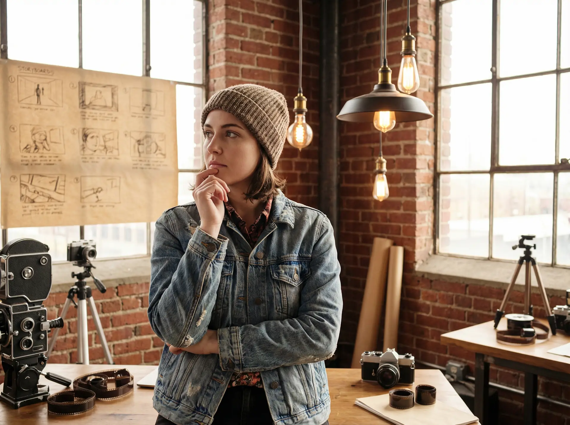 小视频 新锐导演林子墨在Loft工作室创作